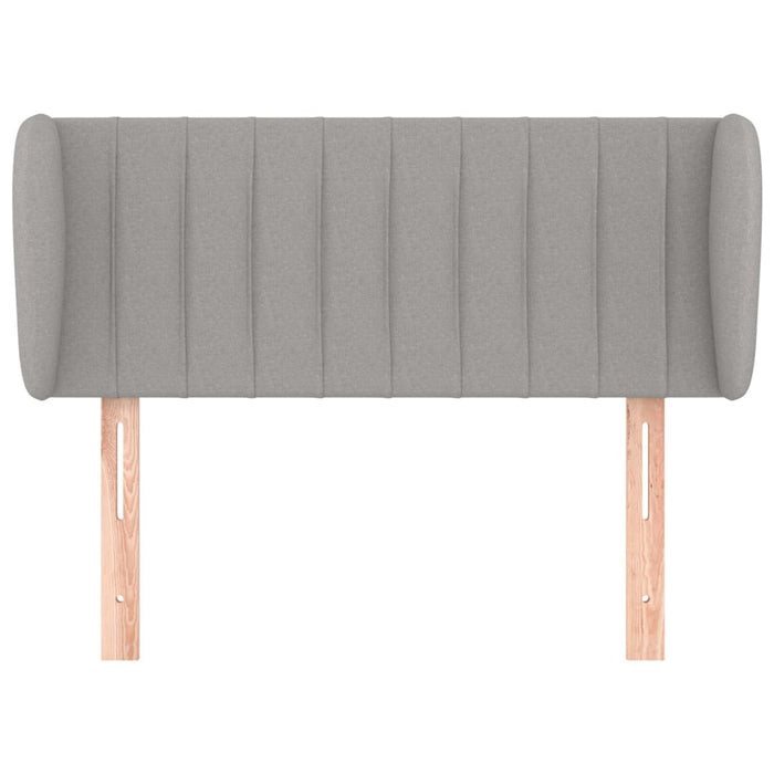 Testiera ad Orecchio Grigio Chiaro 103x23x78/88 cm in Tessuto 3117372