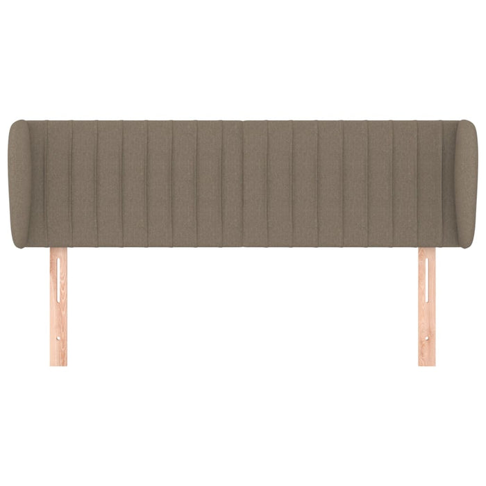 Testiera ad Orecchio-Testata con Orecchie Tortora 147x23x78/88 cm in Tessuto 598381