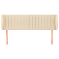 Testiera ad Orecchio-Testata con Orecchie Crema 147x23x78/88 cm in Tessuto 921004