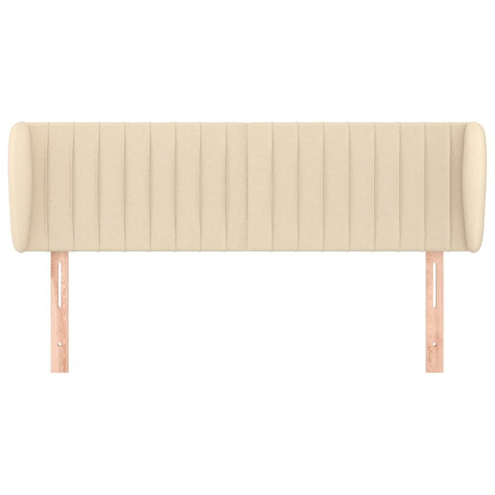 Testiera ad Orecchio-Testata con Orecchie Crema 147x23x78/88 cm in Tessuto 921004