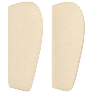 Testiera ad Orecchio Crema 203x23x78/88 cm in Tessuto 3117409