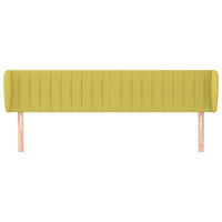 Testiera ad Orecchio Verde 203x23x78/88 cm in Tessuto