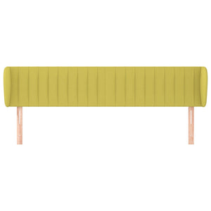 Testiera ad Orecchio Verde 203x23x78/88 cm in Tessuto