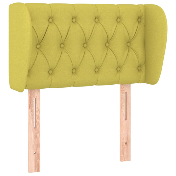 Testiera ad Orecchio Verde 83 x 23 x 78/88 cm in Similpelle