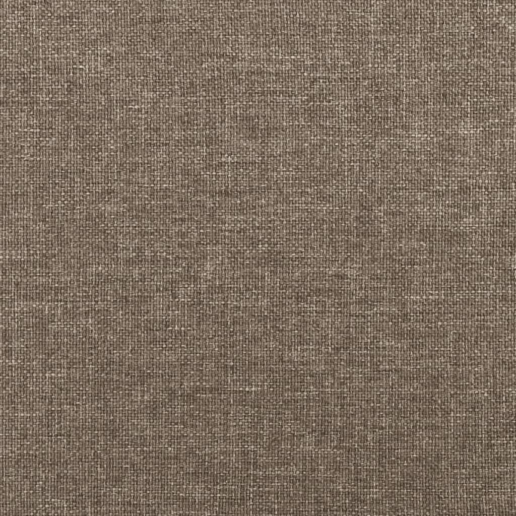 Testiera ad Orecchio-Testata con Orecchie Tortora 203x23x78/88 cm in Tessuto 297943