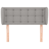 Testiera ad Orecchio Grigio Chiaro 83x23x78/88 cm in Tessuto 3117552