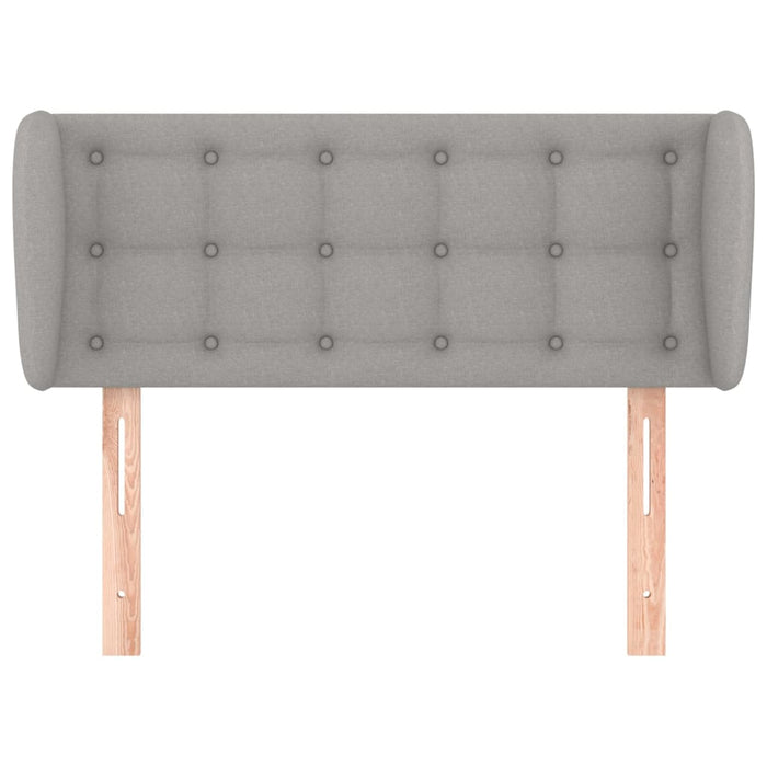 Testiera ad Orecchio Grigio Chiaro 93x23x78/88 cm in Tessuto 3117560