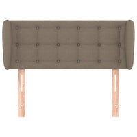 Testiera ad Orecchio Tortora 103x23x78/88 cm in Tessuto 3117572