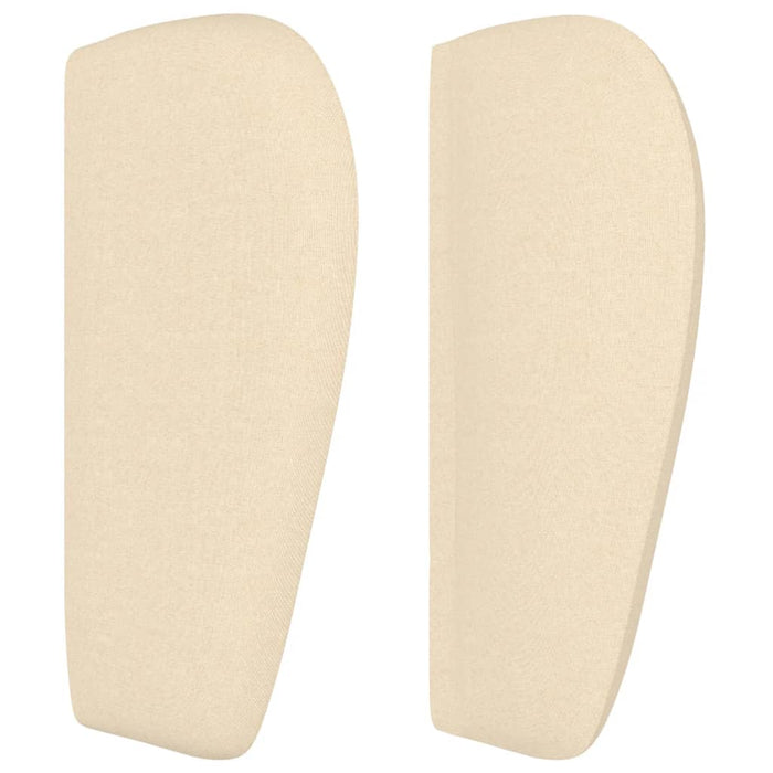 Testiera ad Orecchio Crema 203x23x78/88 cm in Tessuto 3117605