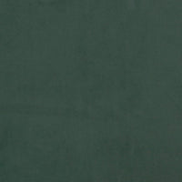 Testiera ad Orecchio Verde Scuro 103x23x78/88 cm in Velluto 3117623