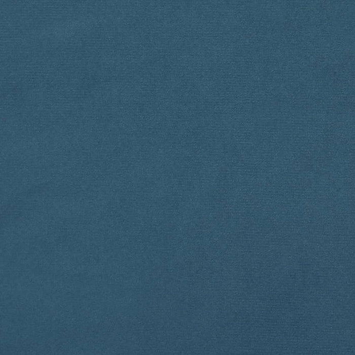 Testiera ad Orecchio-Testata con Orecchie Blu Scuro 163x23x78/88 cm in Velluto 321401
