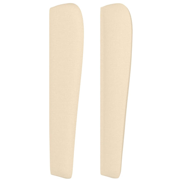 Testiera ad Orecchio Crema 93x23x118/128 cm in Tessuto 3117663