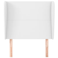 Testiera ad Orecchio Bianca 93x23x118/128 cm in Similpelle 3117755