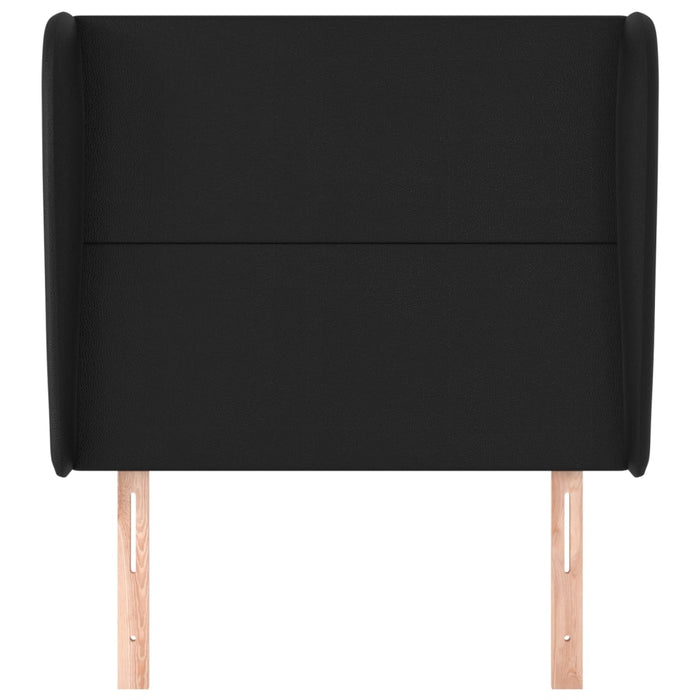 Testiera ad Orecchio Nera 103x23x118/128 cm in Similpelle 3117760