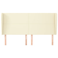 Testiera ad Orecchio Crema 183x23x118/128 cm in Similpelle 3117780