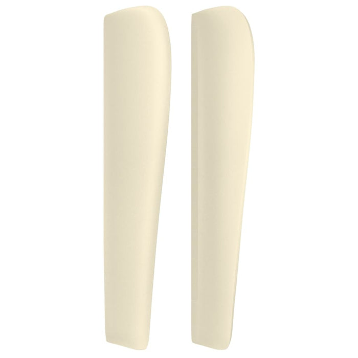 Testiera ad Orecchio Crema 183x23x118/128 cm in Similpelle cod mxl 48385