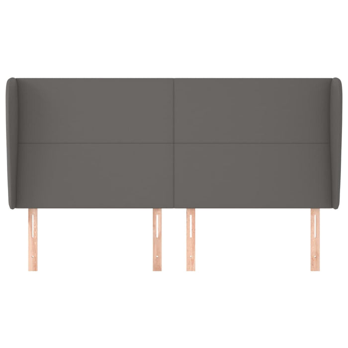 Testiera ad Orecchio Grigio 183x23x118/128cm in Similpelle 3117782