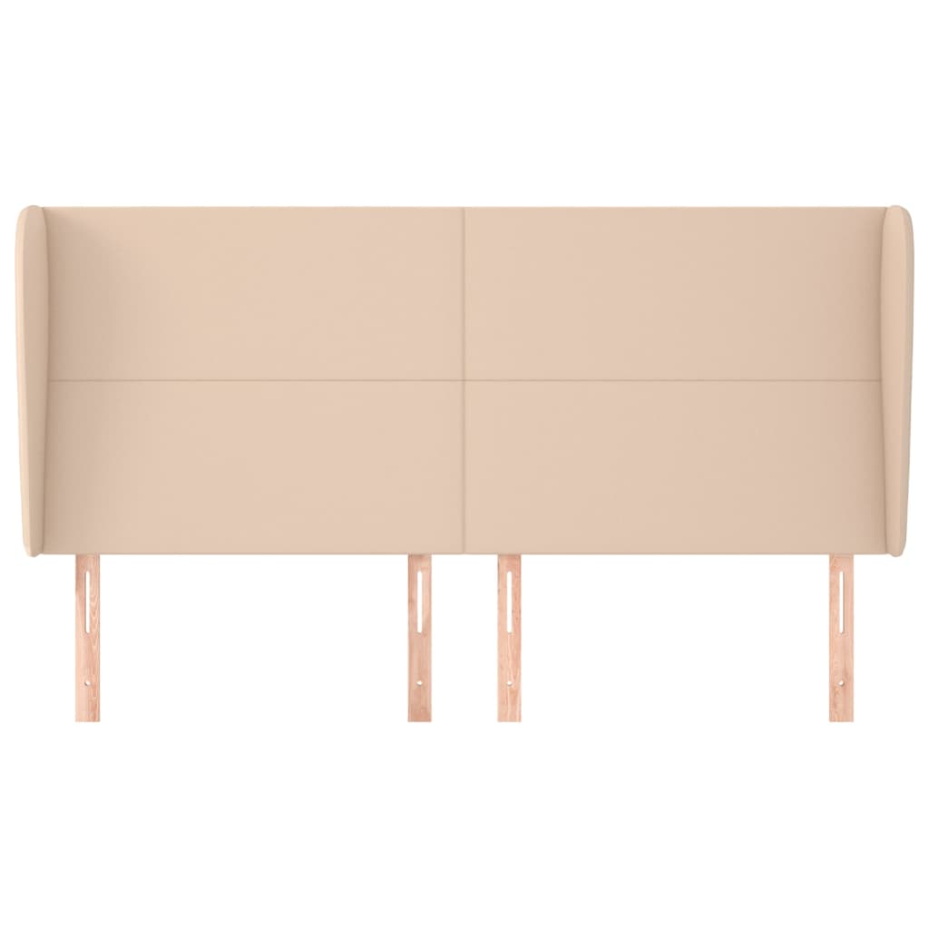 Testiera ad Orecchio Cappuccino 203x23x118/128 cm in Similpelle 3117789