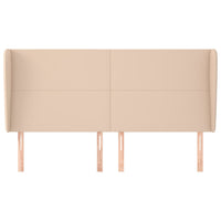 Testiera ad Orecchio Cappuccino 203x23x118/128 cm in Similpelle 3117789