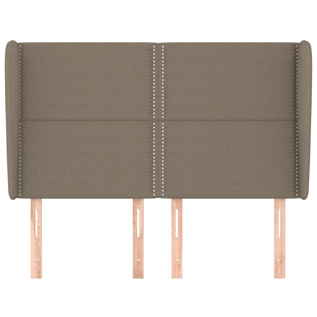 Testiera ad Orecchio Tortora 147 x 23 x 118/128 cm in Tessuto 3117818