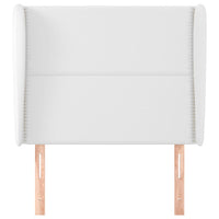 Testiera ad Orecchio Bianca 83x23x118/128 cm in Similpelle 3117889