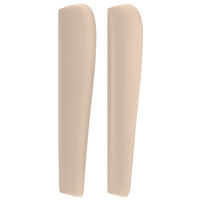 Testiera ad Orecchio Cappuccino 83x23x118/128 cm in Similpelle