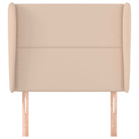 Testiera ad Orecchio-Testata con Orecchie Cappuccino 93x23x118/128 cm in Similpelle 381582