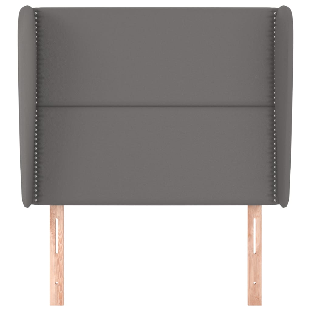 Testiera ad Orecchio Grigio 103x23x118/128cm in Similpelle 3117904