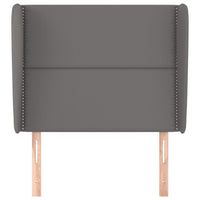 Testiera ad Orecchio Grigio 103x23x118/128cm in Similpelle 3117904