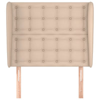 Testiera ad Orecchio-Testata con Orecchie Cappuccino 93x23x118/128 cm in Similpelle 147037