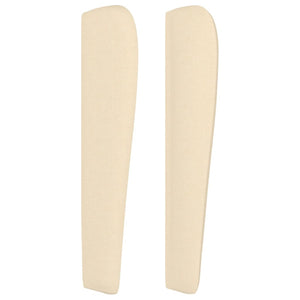 Testiera ad Orecchio Crema 83x23x118/128 cm in Tessuto 3118075