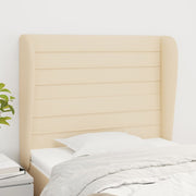 Testiera ad Orecchio Crema 83x23x118/128 cm in Tessuto cod mxl 48559