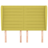 Testiera ad Orecchio Verde 147 x 23 x 118/128 cm in Tessuto