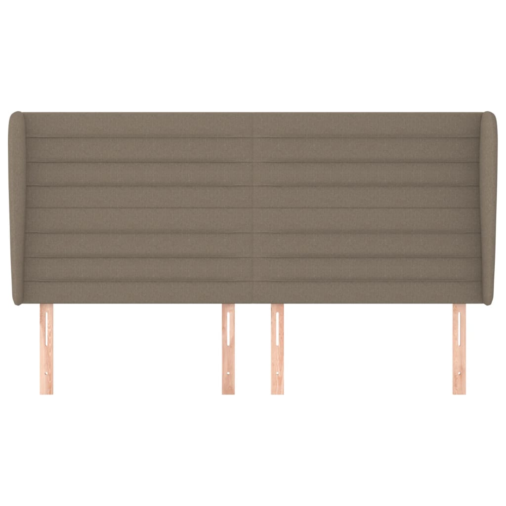 Testiera ad Orecchio Tortora 183x23x118/128 cm in Tessuto 3118114