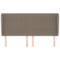 Testiera ad Orecchio Tortora 203x23x118/128 cm in Tessutocod mxl 97684