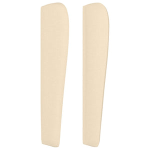 Testiera ad Orecchio Crema 203x23x118/128 cm in Tessuto 3118221