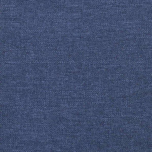 Testiera ad Orecchio Blu 103x23x118/128 cm in Tessuto 3118288