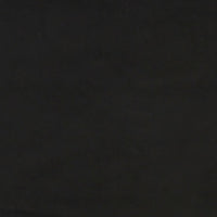 Testiera ad Orecchio-Testata con Orecchie Nera 83x23x118/128 cm in Velluto 773693