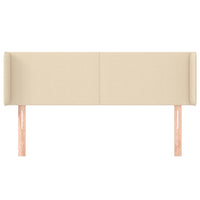 Testiera ad Orecchio Crema 147x16x78/88 cm in Tessuto 3118491