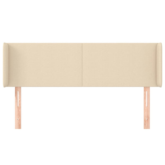 Testiera ad Orecchio Crema 147x16x78/88 cm in Tessuto 3118491