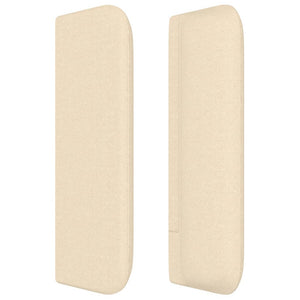 Testiera ad Orecchio Crema 147x16x78/88 cm in Tessuto 3118491