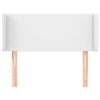 Testiera ad Orecchio-Testata con Orecchie Bianca 83x16x78/88 cm in Similpelle 152845