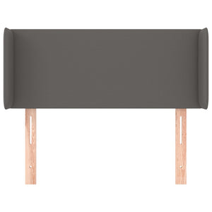 Testiera ad Orecchio-Testata con Orecchie Grigio 83x16x78/88 cm in Similpelle 146372