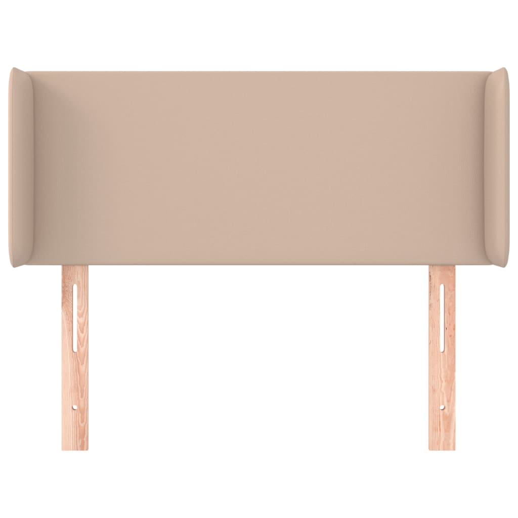 Testiera ad Orecchio-Testata con Orecchie Cappuccino 93x16x78/88 cm in Similpelle 680801