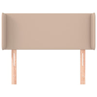 Testiera ad Orecchio-Testata con Orecchie Cappuccino 93x16x78/88 cm in Similpelle 680801