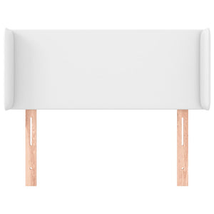 Testiera ad Orecchio-Testata con Orecchie Bianca 103x16x78/88 cm in Similpelle 222121