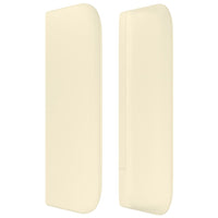 Testiera ad Orecchio Crema 103x16x78/88 cm in Similpelle cod mxl 48098