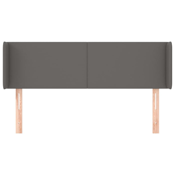 Testiera ad Orecchio-Testata con Orecchie Grigio 147x16x78/88 cm in Similpelle 752090