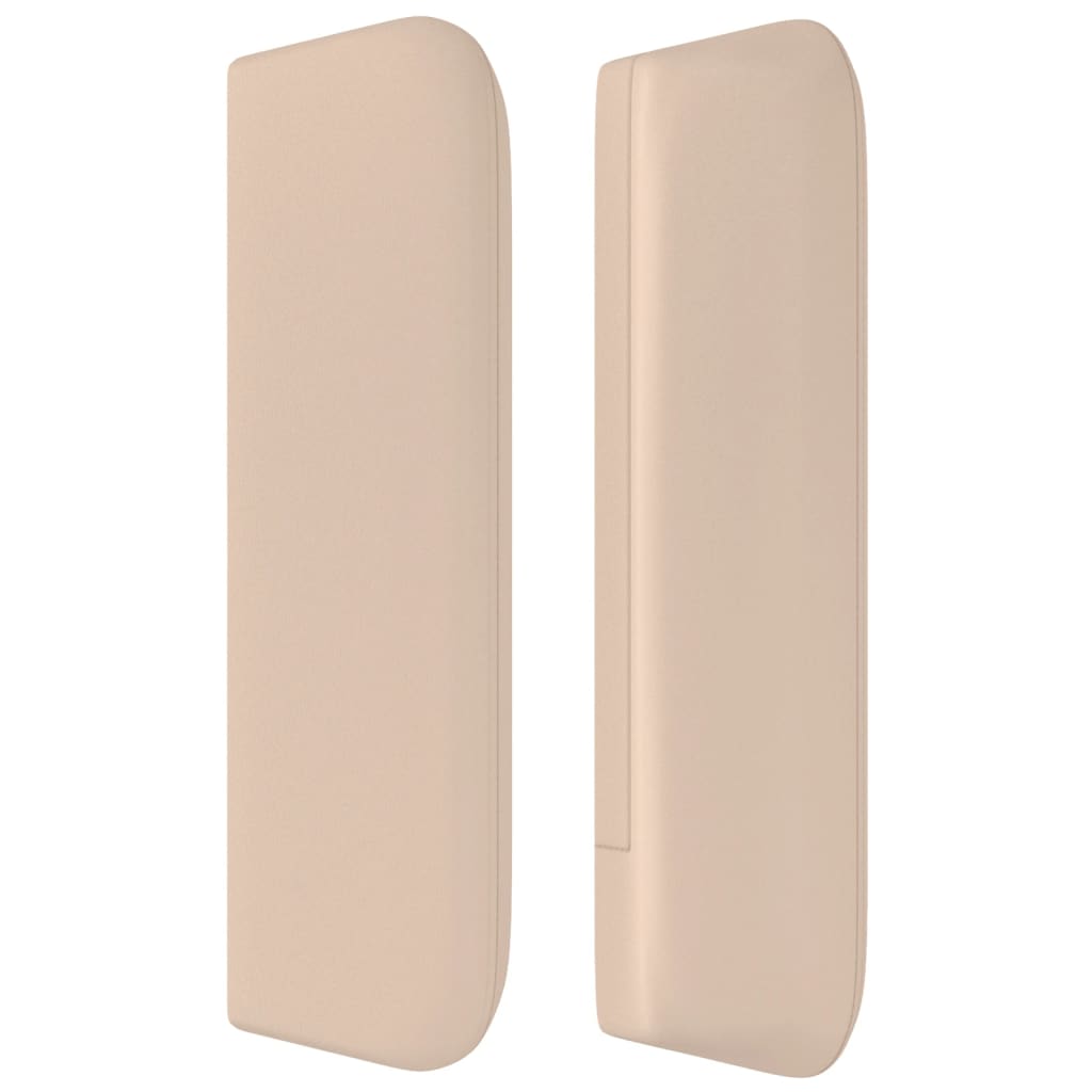 Testiera ad Orecchio Cappuccino 163x16x78/88 cm in Similpelle 3118589