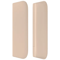 Testiera ad Orecchio Cappuccino 163x16x78/88 cm in Similpelle 3118589